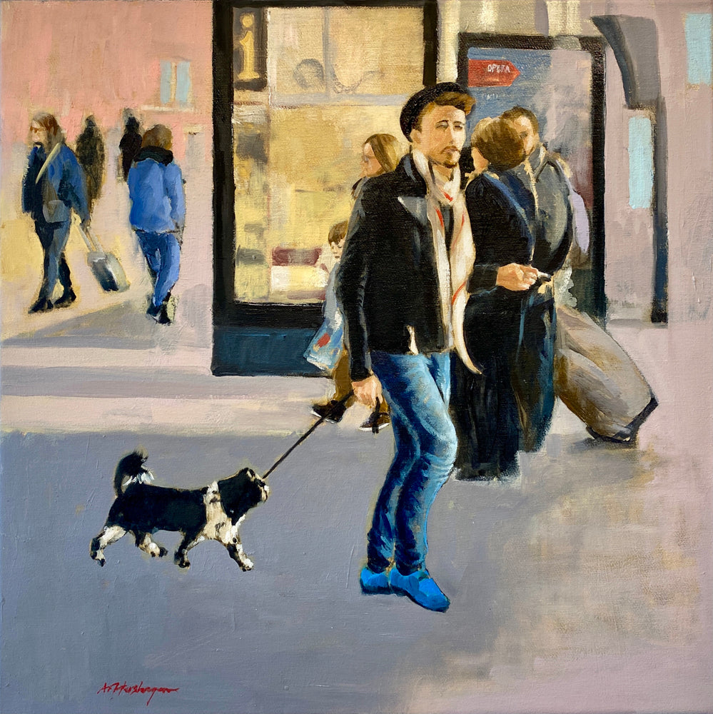 Blue Shoes av Asbjørn Petershagen - Galleri EKG AS