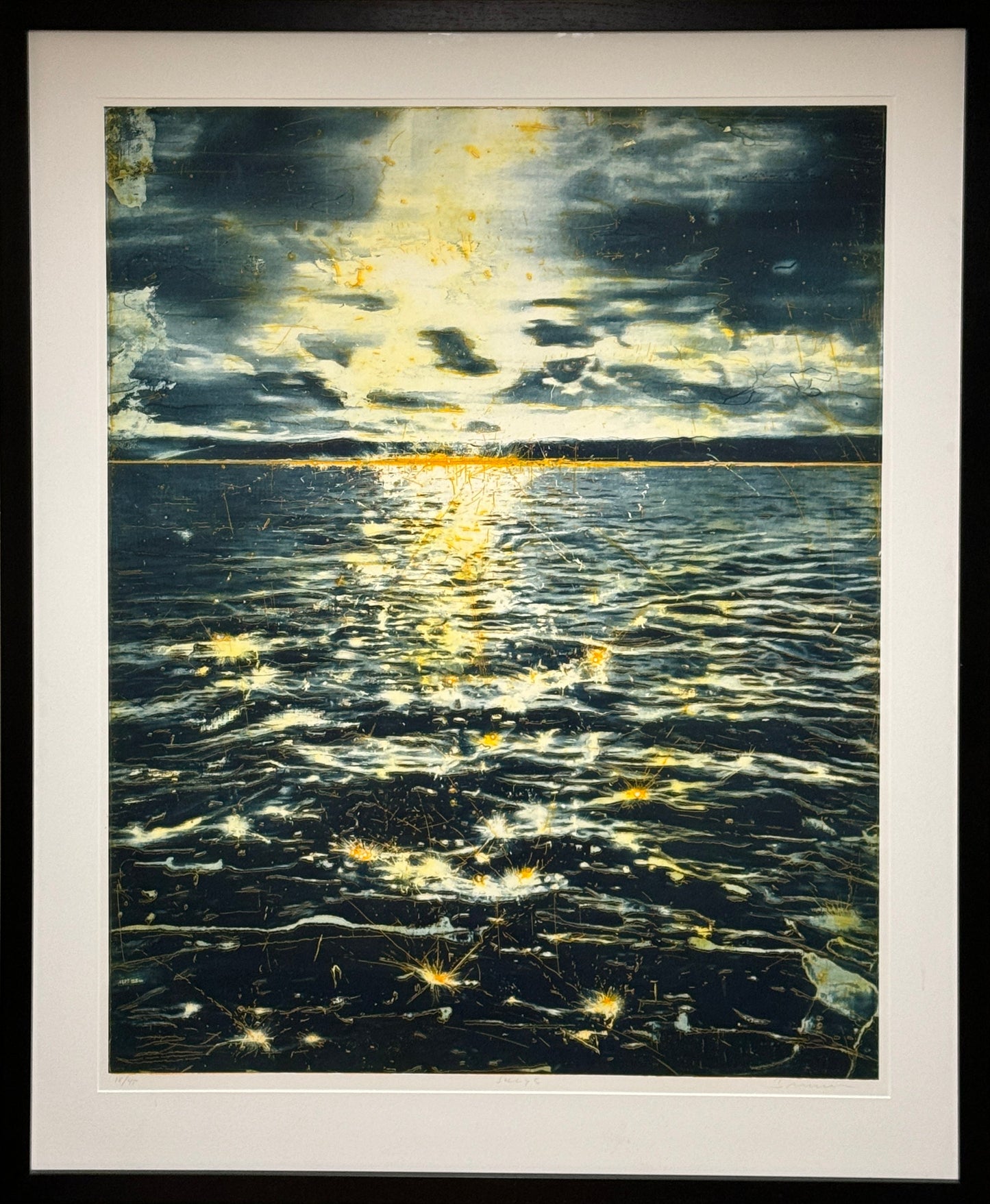 Sollys av Frank Brunner m/ ramme