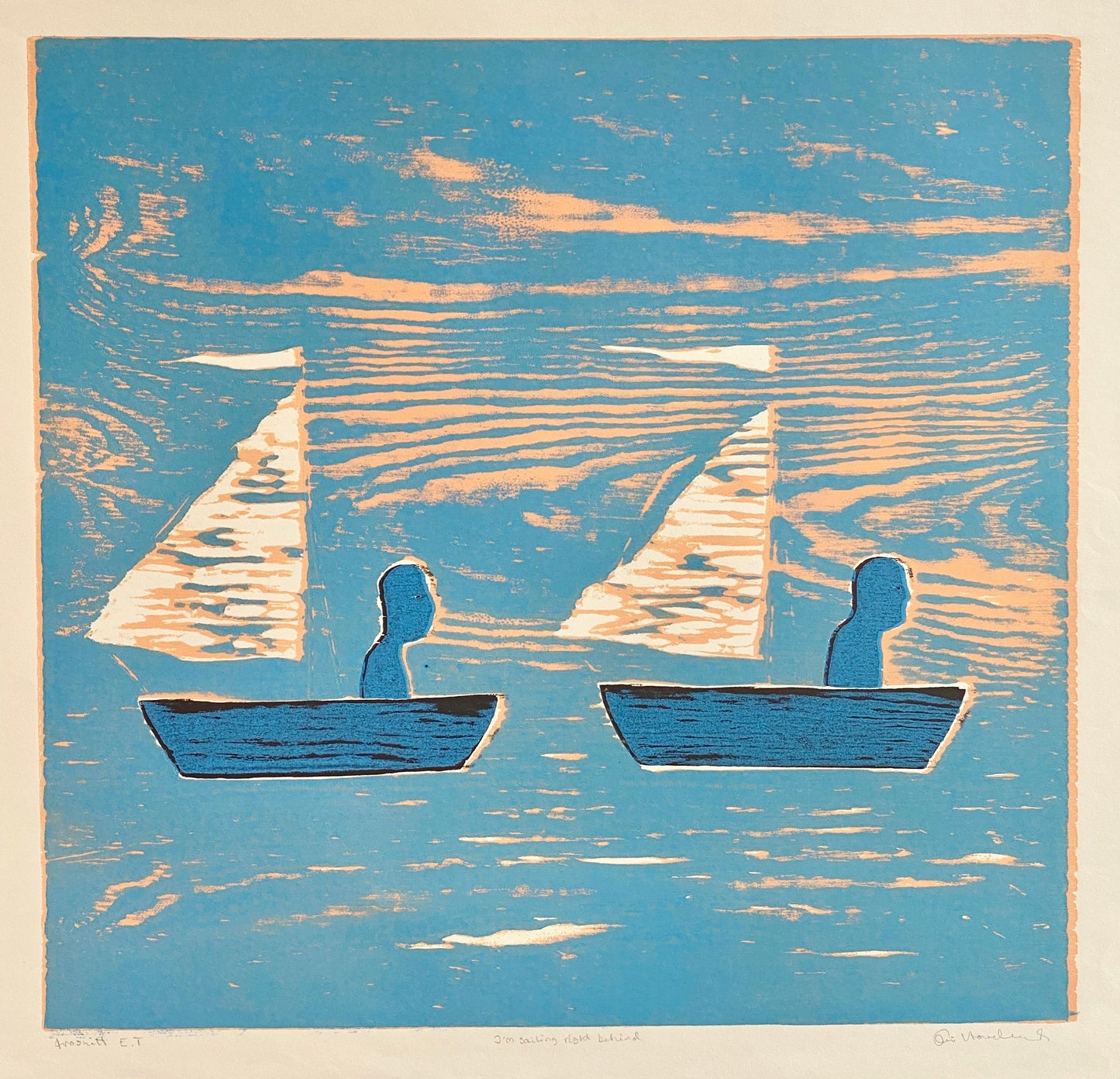 I'm Sailing Right Behind av Eli Hovdenak - Galleri EKG AS