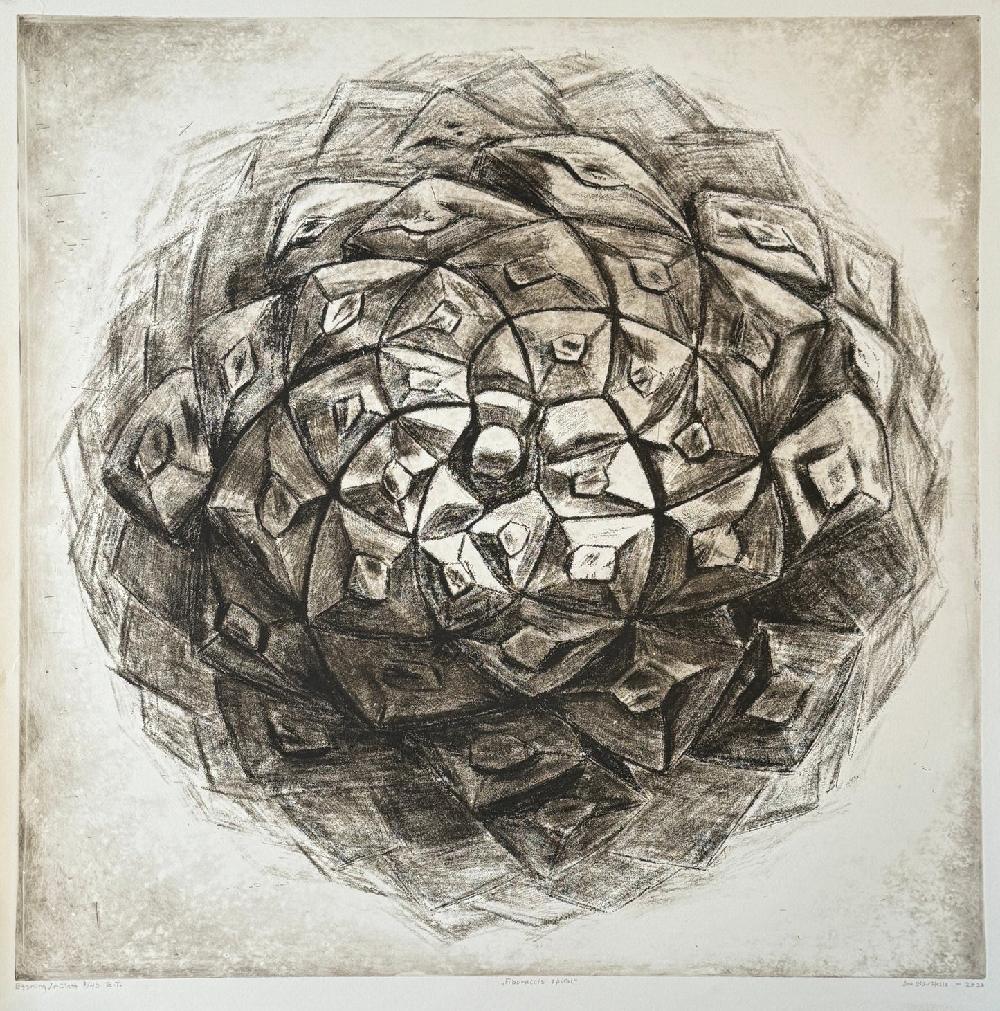 Fibonaccis spiral av Jon Olav Helle - Galleri EKG AS