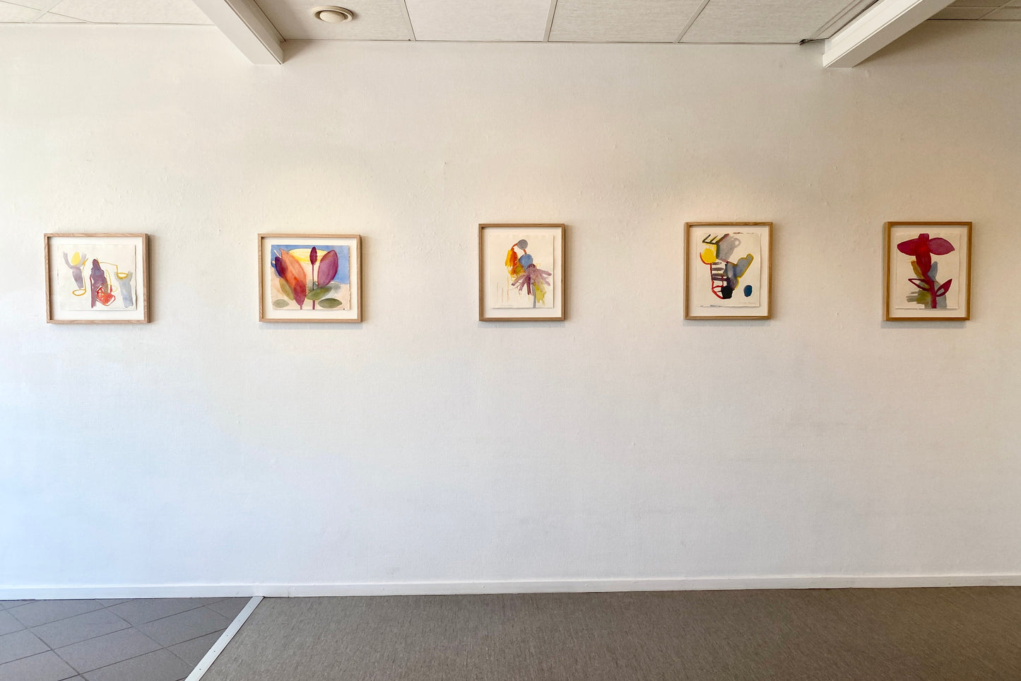 Aftenblomst av Elisabet Norseng m/ ramme - Galleri EKG AS