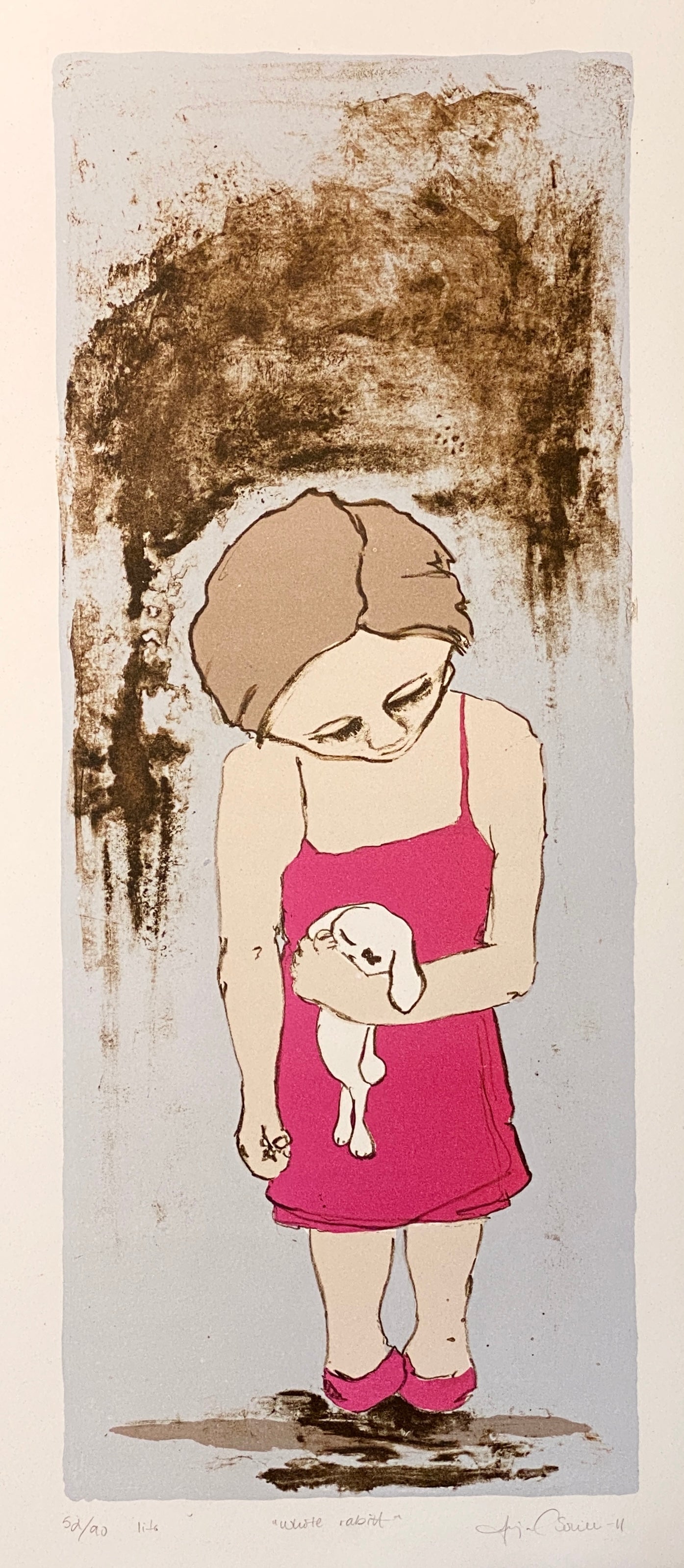 White rabbit av Anja Cecilie Solvik - Galleri EKG AS