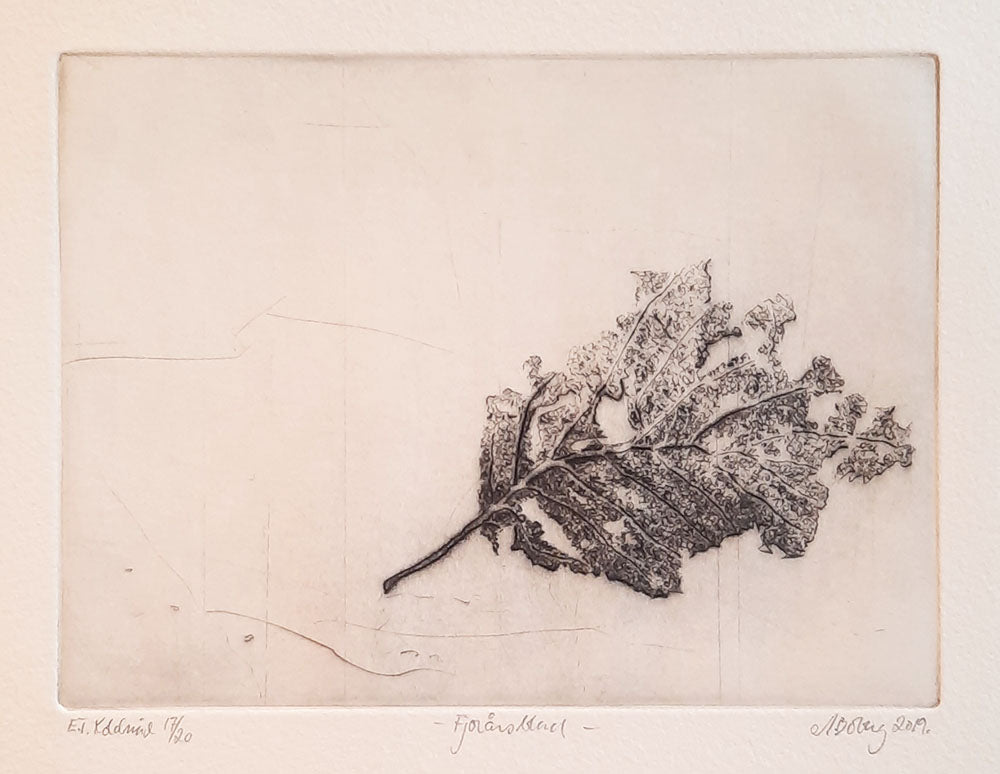 Fjorårsblad av Marianne Boberg - Galleri EKG AS