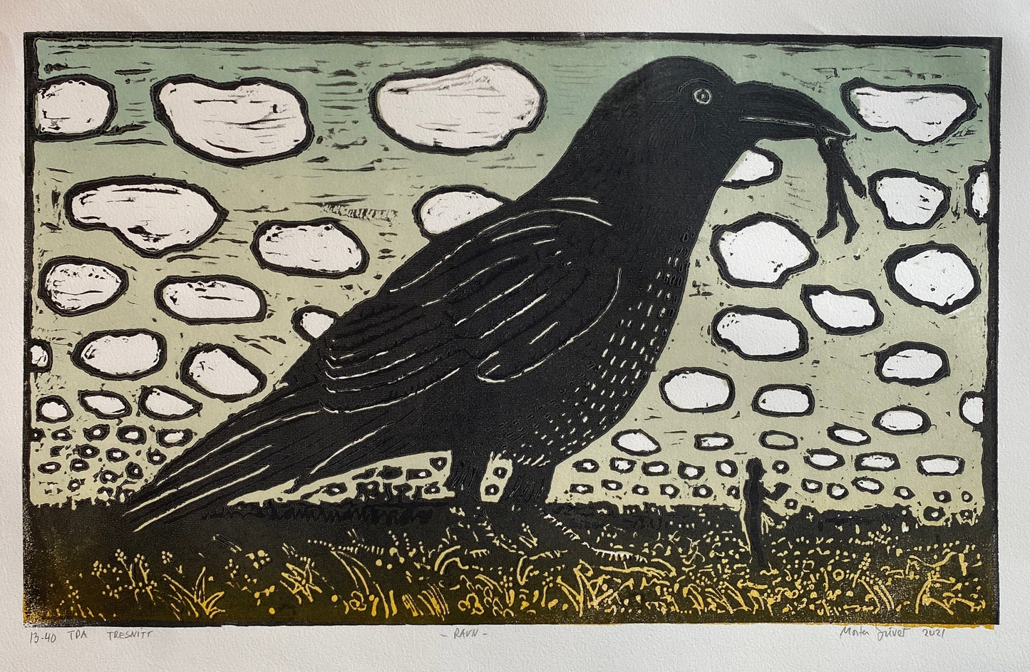 Ravn av Morten Juvet - Galleri EKG AS