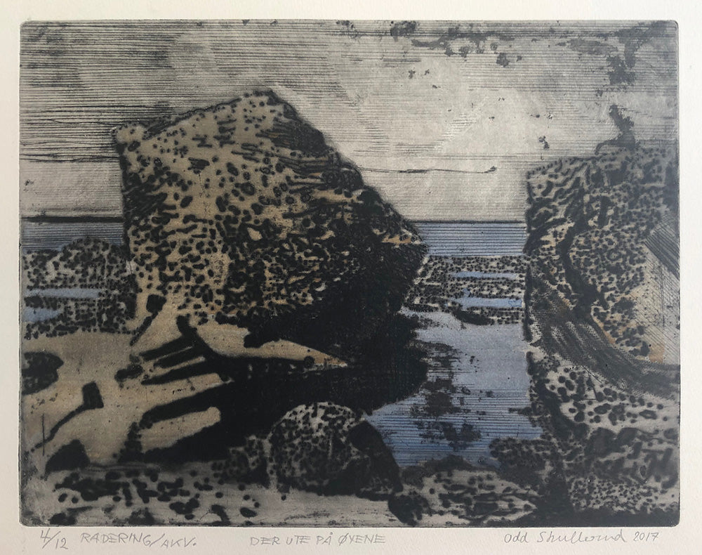 Der ute på øyene av Odd Skullerud - Galleri EKG AS