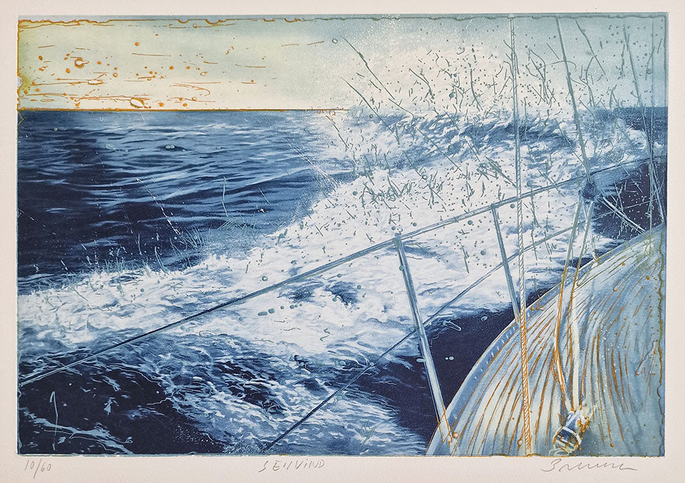Seilvind II av Frank Brunner - Galleri EKG AS