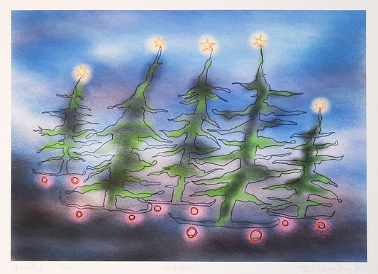 Juletrær av Eli Hovdenak - Galleri EKG AS