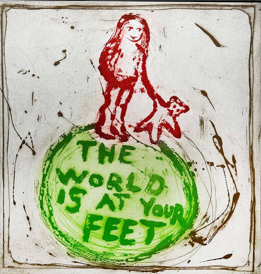 The world is at your feet av Bjørg Thorhallsdottir