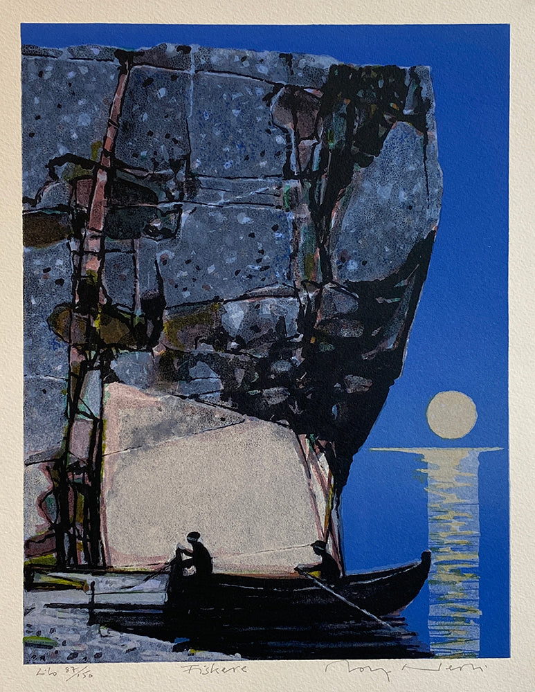 Fiskere av Rolf Nerli - Galleri EKG AS