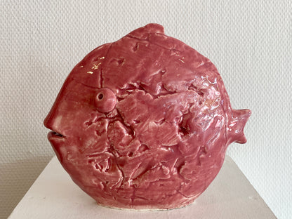 Rosa fisk (liten) av Aga Klos - Galleri EKG AS