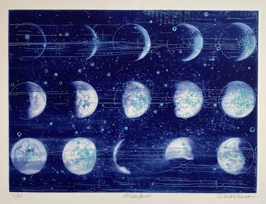 Månefaser av Frank Brunner - GalleriEKG.no