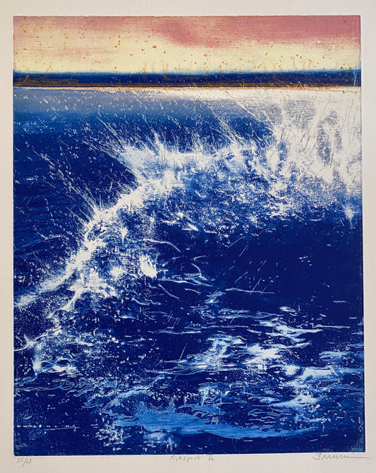 Sjøsprut II (blå) av Frank Brunner - GalleriEKG.no
